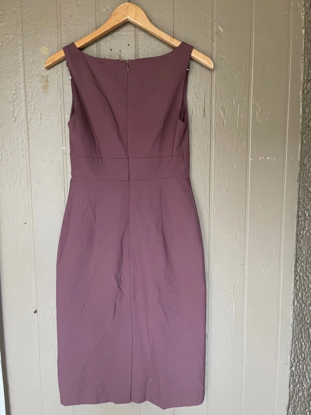 A.L.C. Plum Sleveless Midi Sheath Dress Size 8